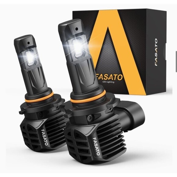 LED Headlights 9006 HB4 LED Headlight Bulbs 600% Brighter LED Low Beam High Beam - Picture 1 of 9